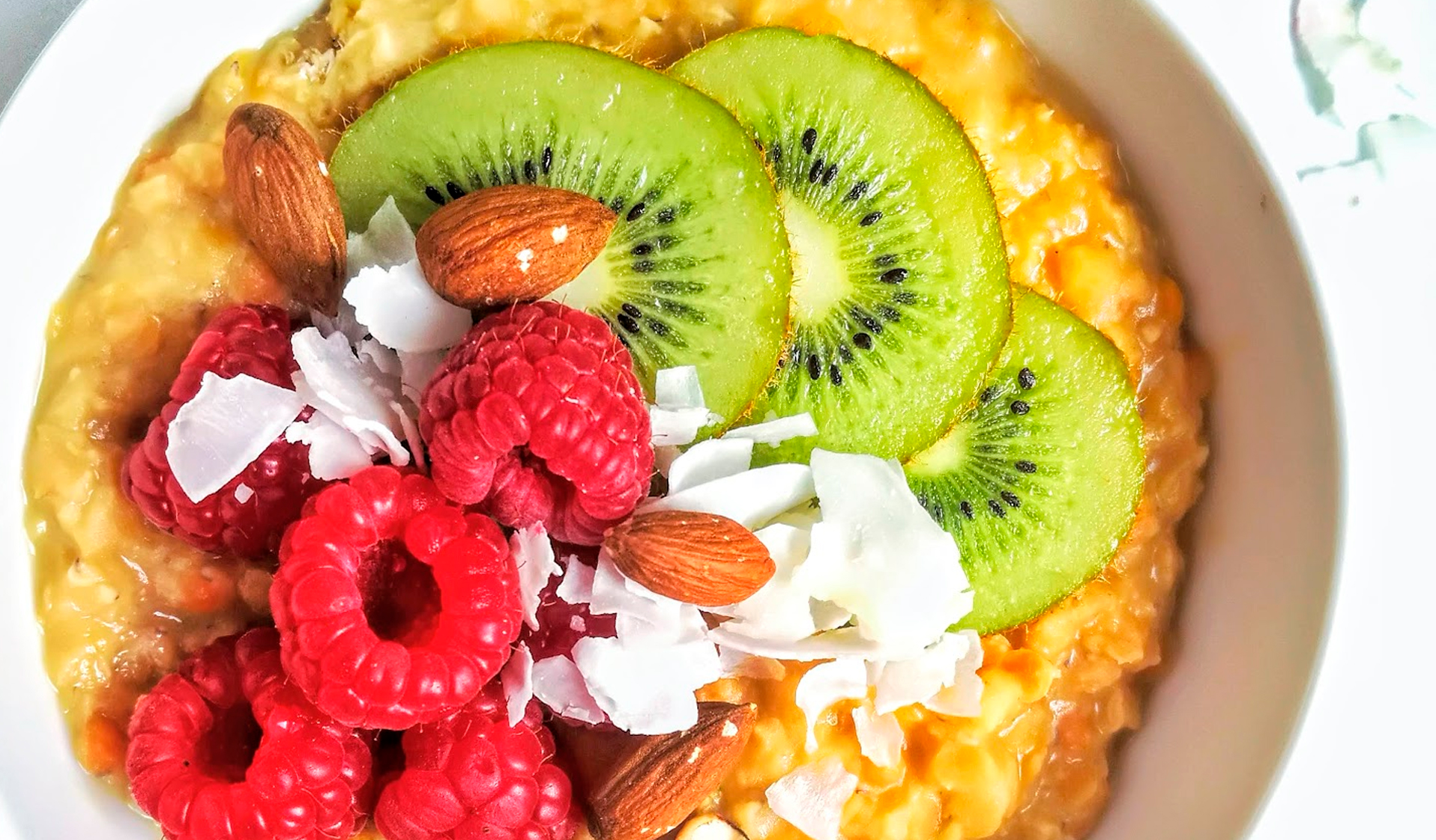 Süßes Linsenporridge