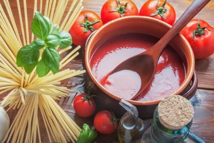 Schnelle Tomatensauce vegan