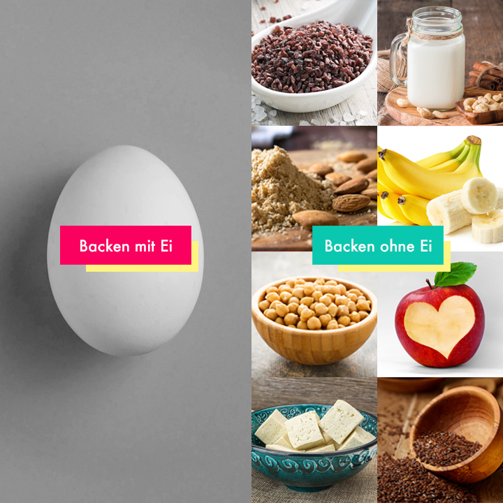 Backen ohne Ei! 11 Alternativen