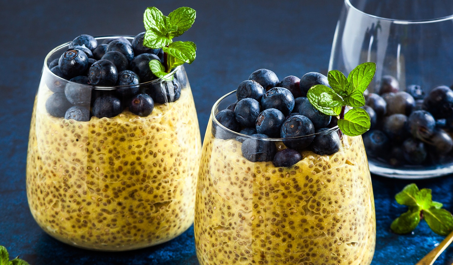 Fruchtiger Mango-Chia-Pudding!