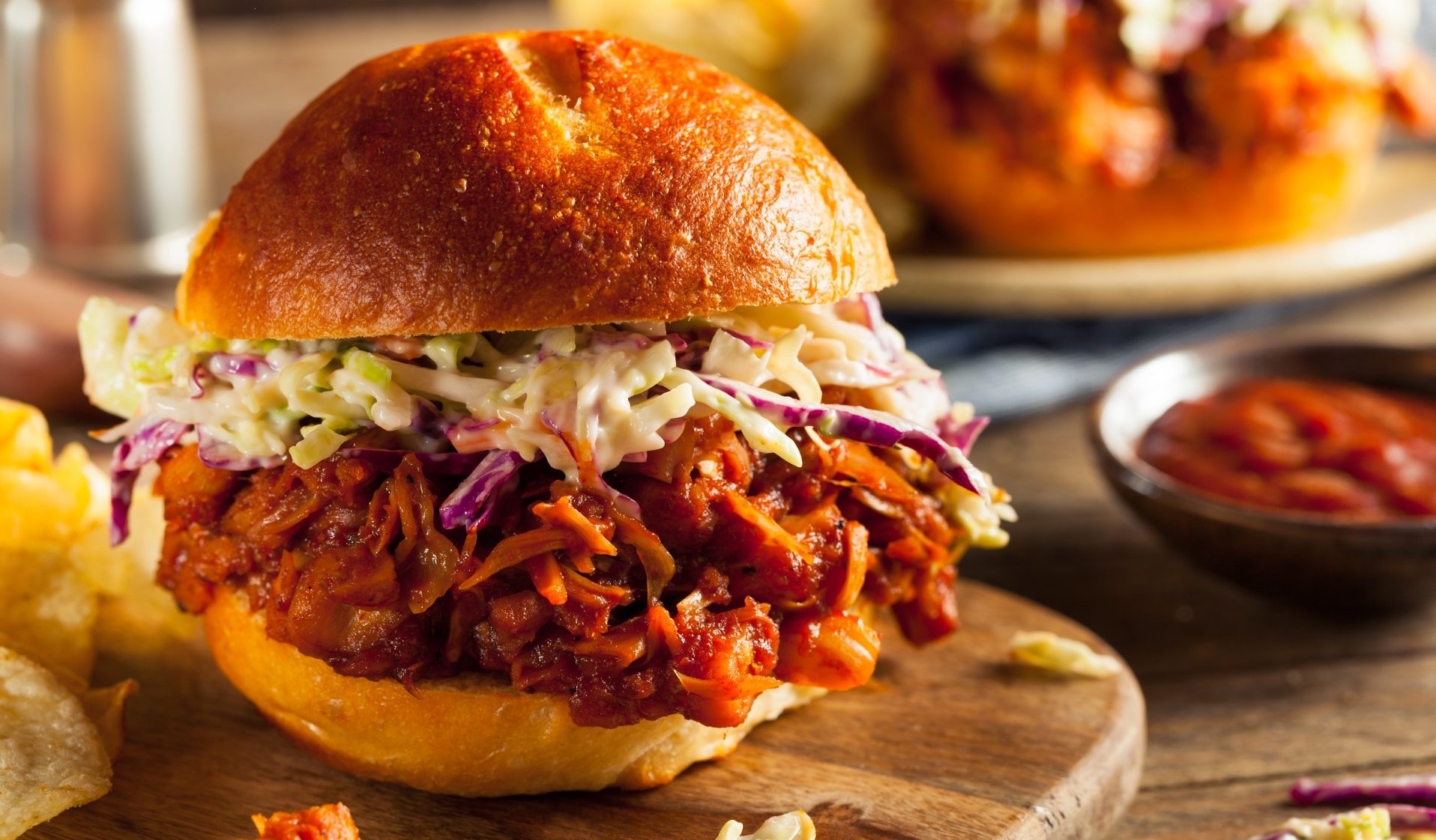 Einfach saftig Pulled Jackfruit Burger! Love Veg