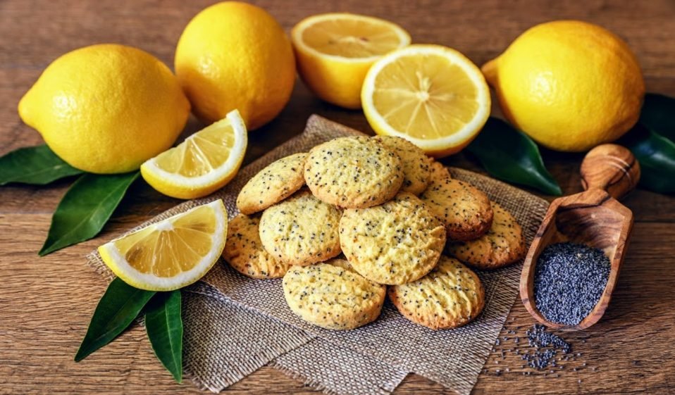 Zitronen-mohn-cookies